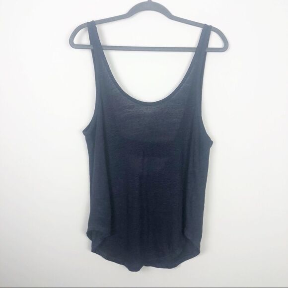 PATTERSON J KINCAID | Navy Sequin Accent Tank M - Picture 1 of 6
